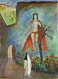 Marianne von Werefkin Monastery Garden 1926 Fine Art Print