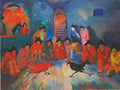 Marianne von Werefkin Untitled 1910 Cockfight Fine Art Print