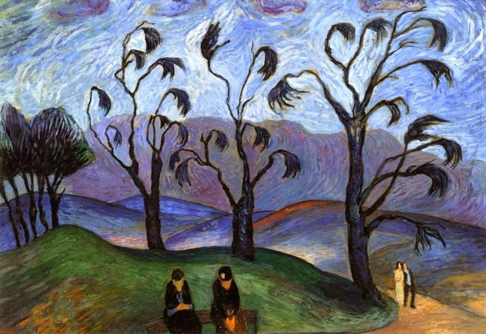 Marianne von Werefkin Untitled 1923 Fantastic Landscape Fine Art Print