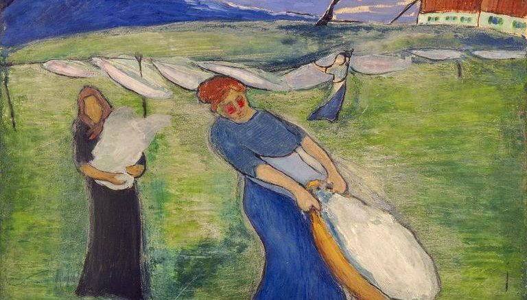 Marianne von Werefkin Untitled 1910 Women Laundering Fine Art Print