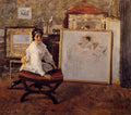 William Merritt Chase Did You Speak To Me? 1897 Fine Art Print