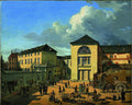 Andreas Achenbach Die alte Akademie in Düsseldorf 1831 Fine Art Print