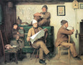 Albrecht Anker The Farmers and the Newspaper 1867 Fine Art Print