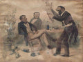 Andreas Achenbach Caricature of the Landscape Painter Bernhard Fries 1843 Fine Art Print