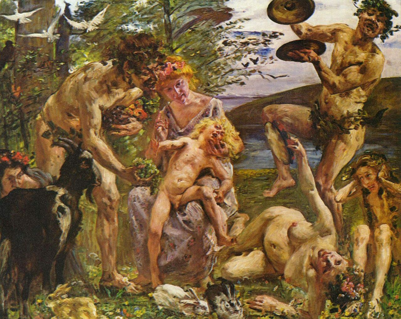 Lovis Corinth Die Jugend des Zeus 1905 Fine Art Print