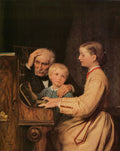 Albrecht Anker The Exiles 1868 Fine Art Print