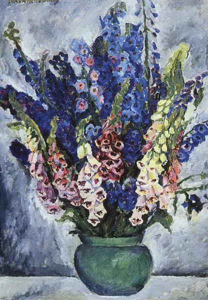 Pyotr Konchalovsky Digitalis 1915 Fine Art Print