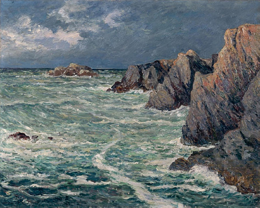 Maxime Maufra Domois Shore (Belle-Ile-en-Mer) 1906 Fine Art Print