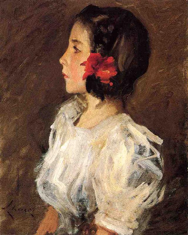 William Merritt Chase Dorothy 1902 Fine Art Print