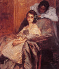 William Merritt Chase Dorothy and Her Sister 1901 Fine Art Print