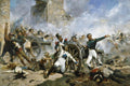 Joaquín Sorolla The death of Pedro Velarde y Santillán during the defence of the Monteleon Artillery Barracks 1884 Fine Art Print