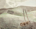 Eric Ravilious Downs in Winter 1934 Fine Art Print