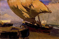 Joaquín Sorolla Dragging the Trawler 1904 Fine Art Print