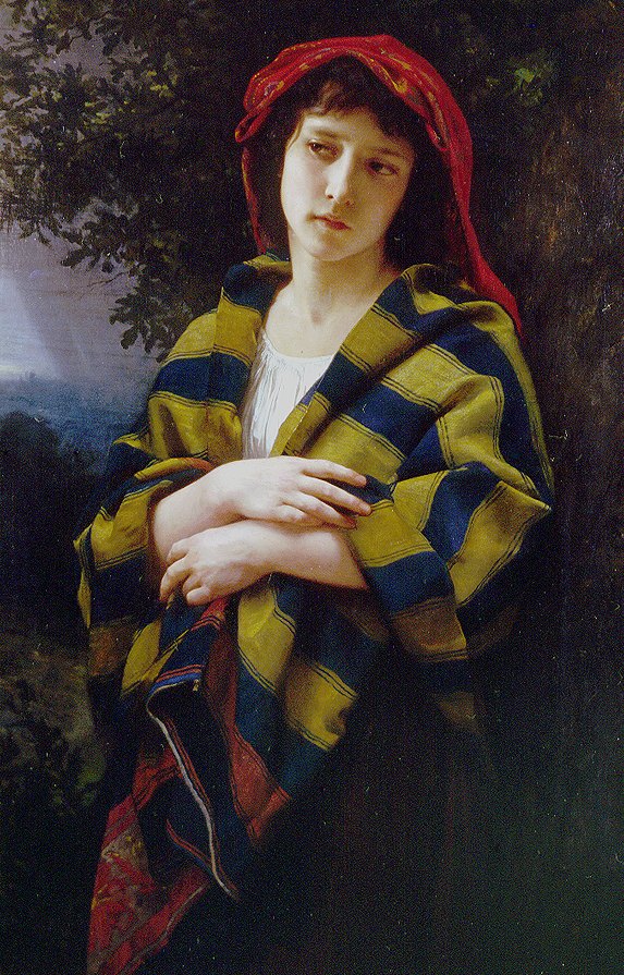 William-Adolphe Bouguereau During the Storm 1872 Fine Art Print