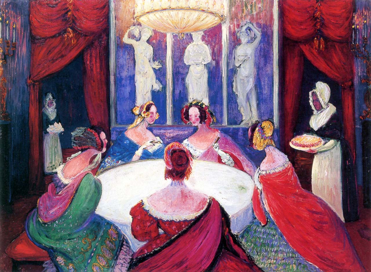 Marianne von Werefkin Untitled 1910 Indoor Scene Fine Art Print
