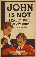 John Is Not Really Dull WPA Public Health Vintage Style 1936 Fine Art Print