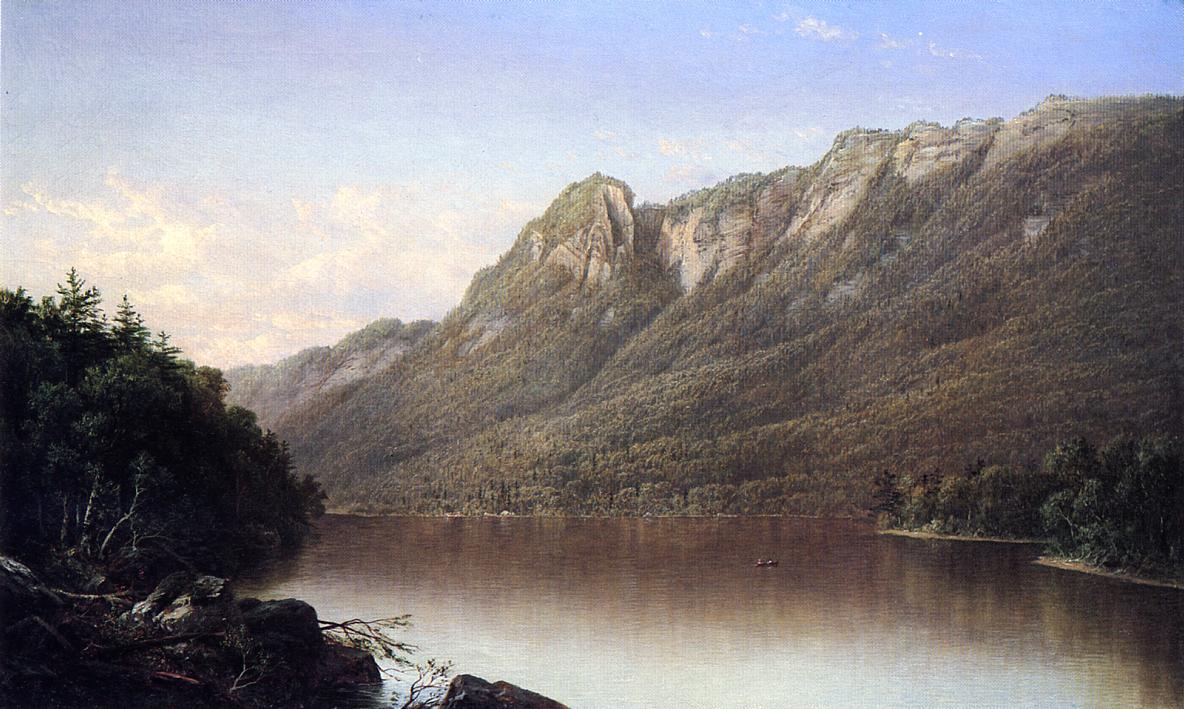 David Johnson Eagle Cliff, Franconia Notch, New Hampshire 1864 Fine Art Print