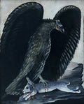 Niko Pirosmani Eagle caught a Rabbit 1919 Fine Art Print
