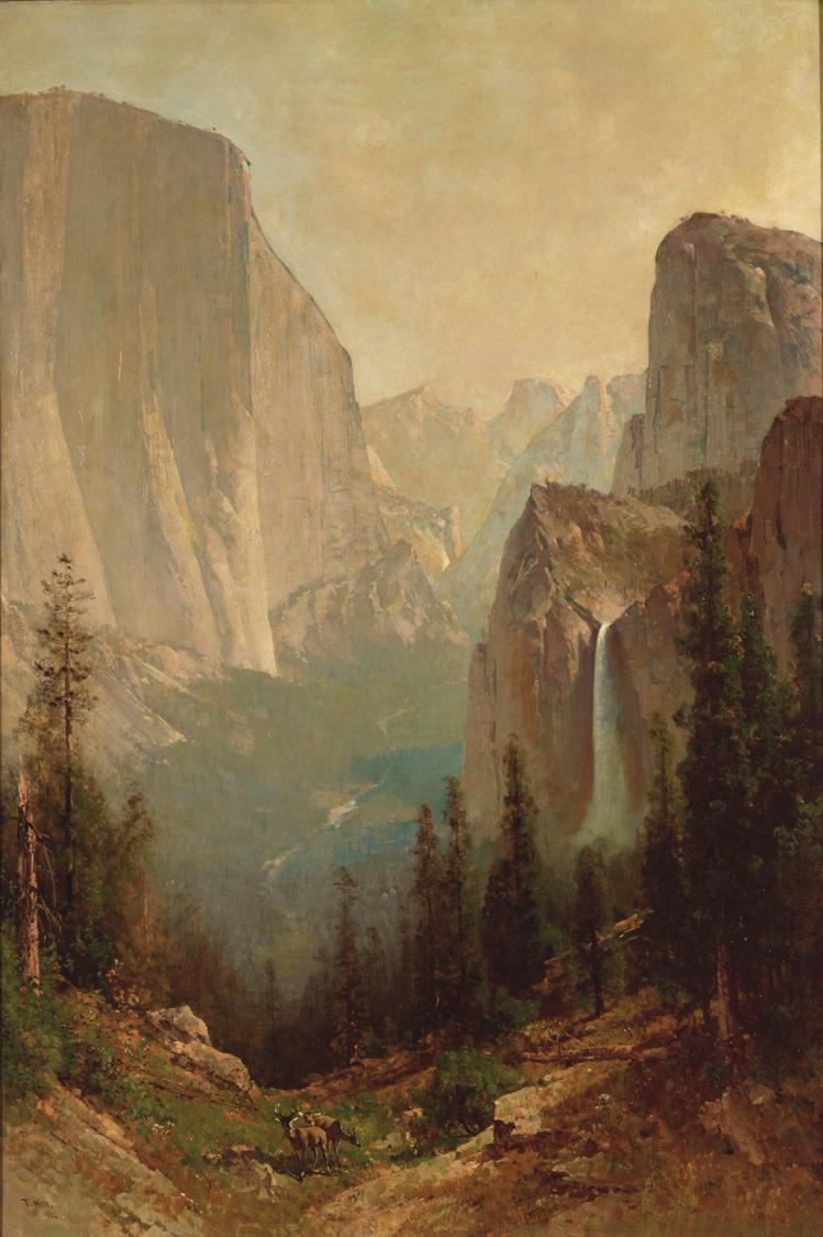 Thomas Hill Early Morning, Yosemite Valley 1884 Fine Art Print