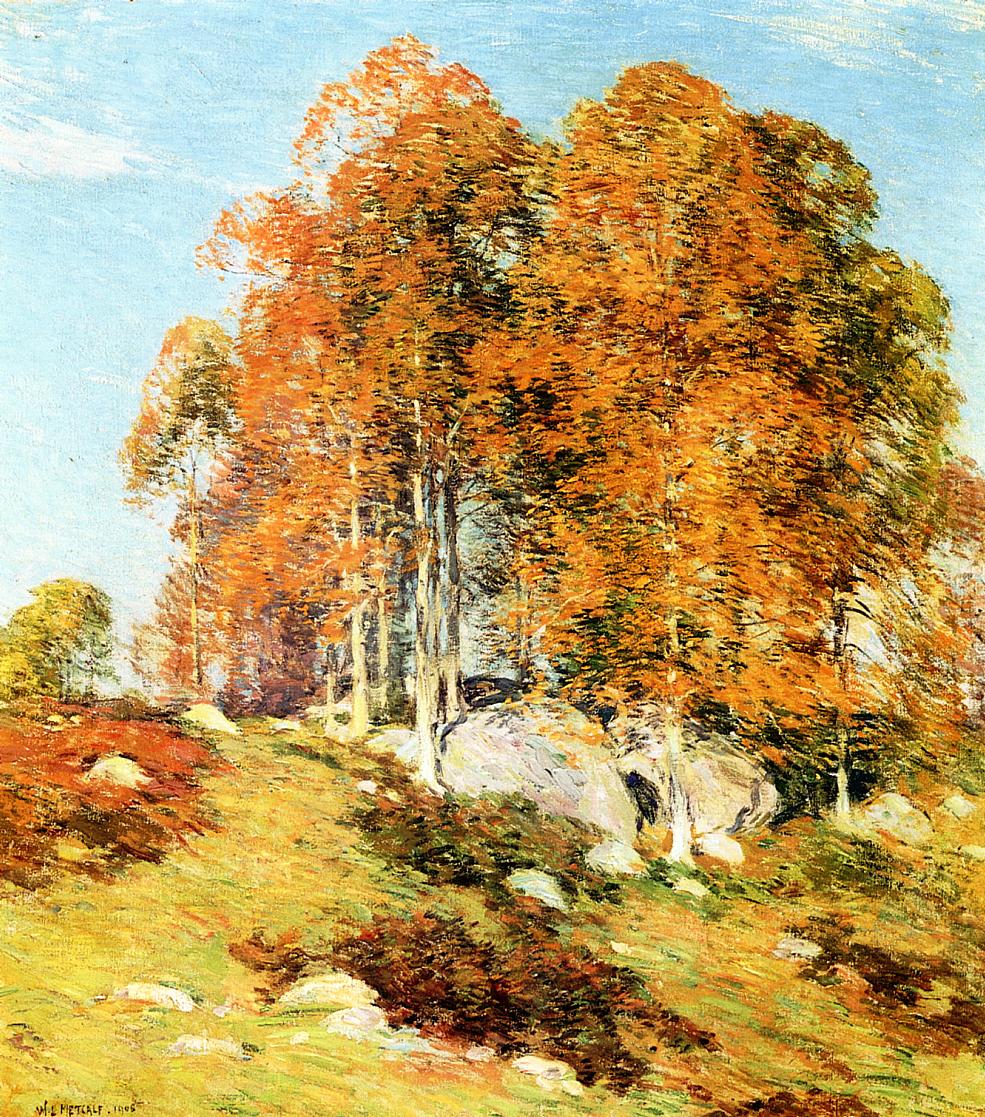 Willard Metcalf Early October 1906 Fine Art Print