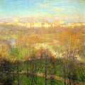 Willard Metcalf Early Spring Afternoon, Central Park 1911 Fine Art Print