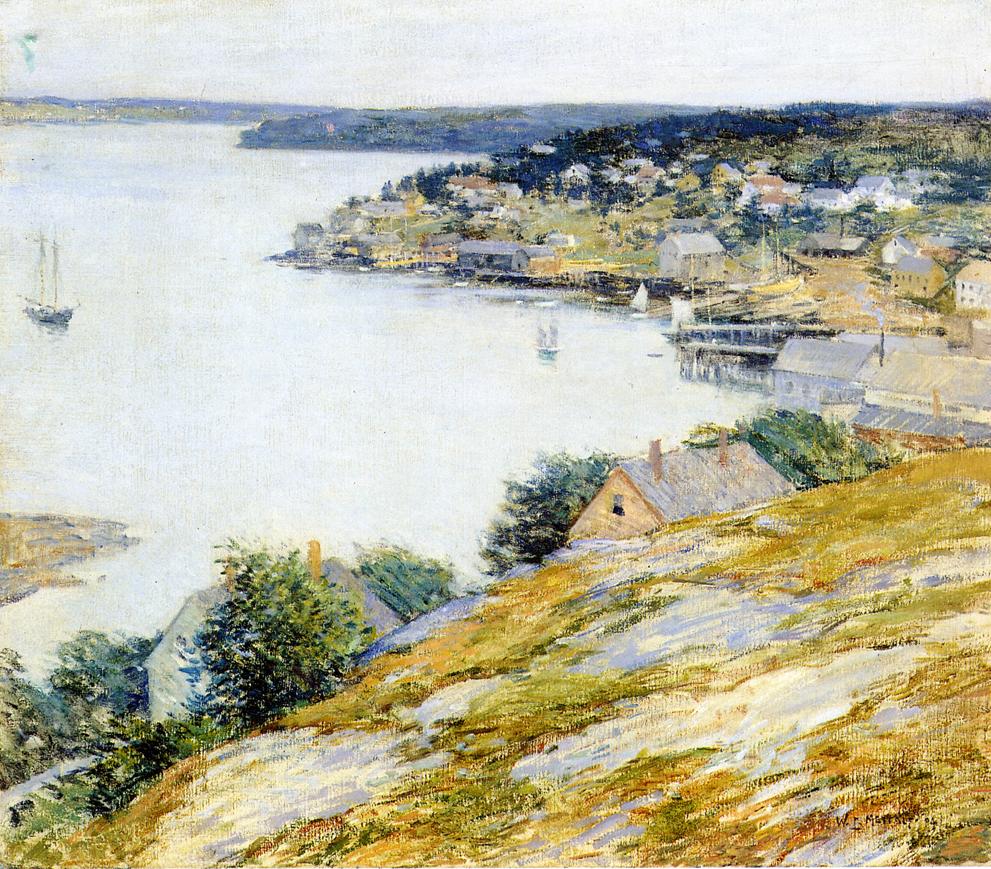 Willard Metcalf East Boothbay Harbor 1904 Fine Art Print