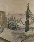 Lucien Pissarro East Knoyle Church. Snow 1918 Fine Art Print