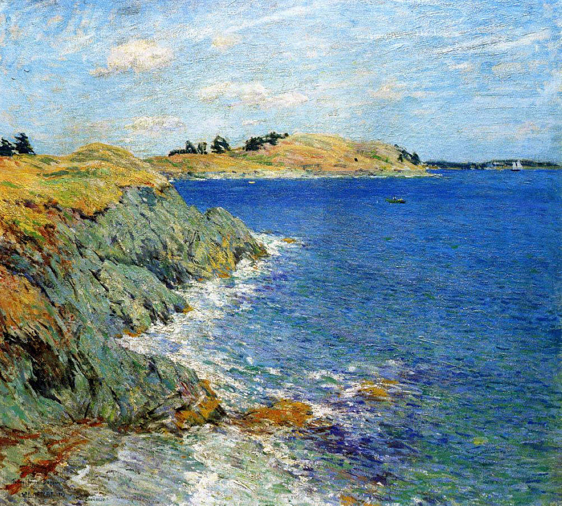 Willard Metcalf Ebbing Tide, Version Two 1907 Fine Art Print