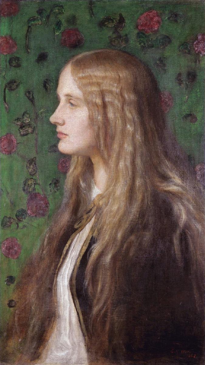 George Frederick Watts Edith Villiers, later Countess of Lytton 1862 Fine Art Print
