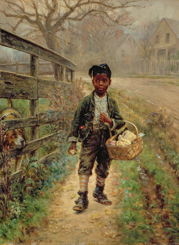 Edward Lamson Henry Protecting the Groceries 1886 Fine Art Print