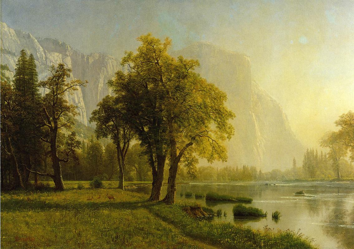 Albert Bierstadt El Capitan, Yosemite Valley 1875 Fine Art Print