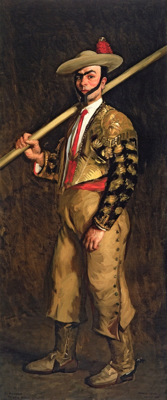 Robert Henri El Picador (Antonio Baños Calero) 1908 Fine Art Print