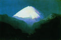 Arkhyp Kuindzhi Elbrus. Moonlit Night 1895 Fine Art Print