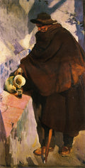Joaquín Sorolla Elderly Castellano Pouring Wine 1907 Fine Art Print