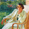Theo van Rysselberghe Elizabeth van Rysselberghe in a Cane Chair 1916 Fine Art Print