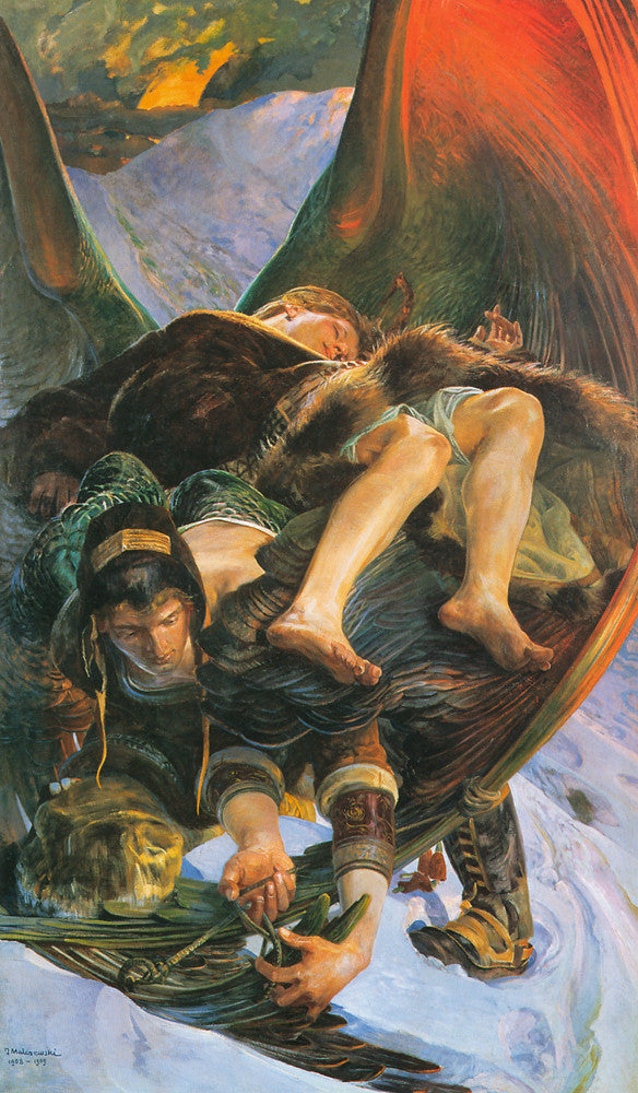 Jacek Malczewski Eloe from Ellenai 1909 Fine Art Print