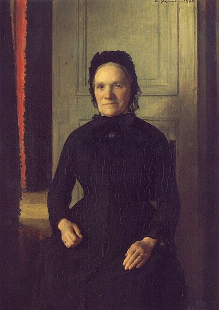 Émile Friant Madame Coquelin Mere 1885 Fine Art Print