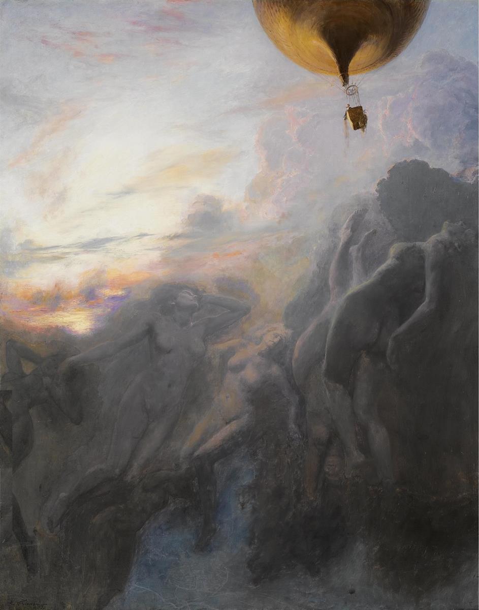 Émile Friant Travel to Infinity 1899 Fine Art Print