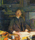 Theo van Rysselberghe Emile Verhaeren in His Study 1892 Fine Art Print