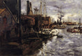 John Henry Twachtman End of the Pier, New York Harbor 1879 Fine Art Print