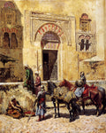 Edwin Lord Weeks Entering The Mosque 1885 Fine Art Print