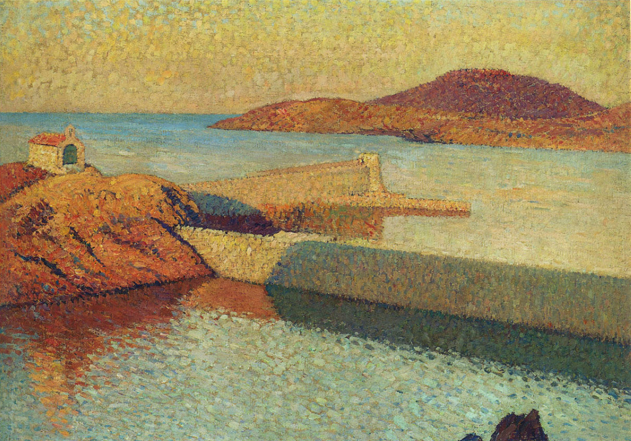 Henri Martin Entrance of Port Collioure 1895 Fine Art Print