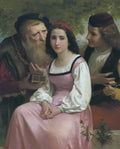 William-Adolphe Bouguereau Between wealth and love 1869 Fine Art Print