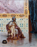 Rudolf Ernst Chibouk Smoker 1885 Fine Art Print
