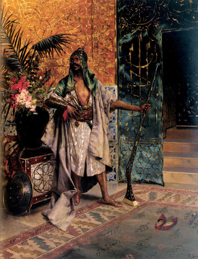 Rudolf Ernst Harem Guard 1888 Fine Art Print