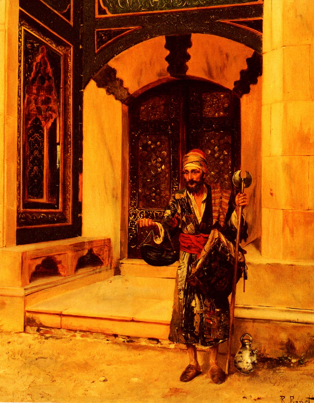 Rudolf Ernst The Beggar 1900 Fine Art Print