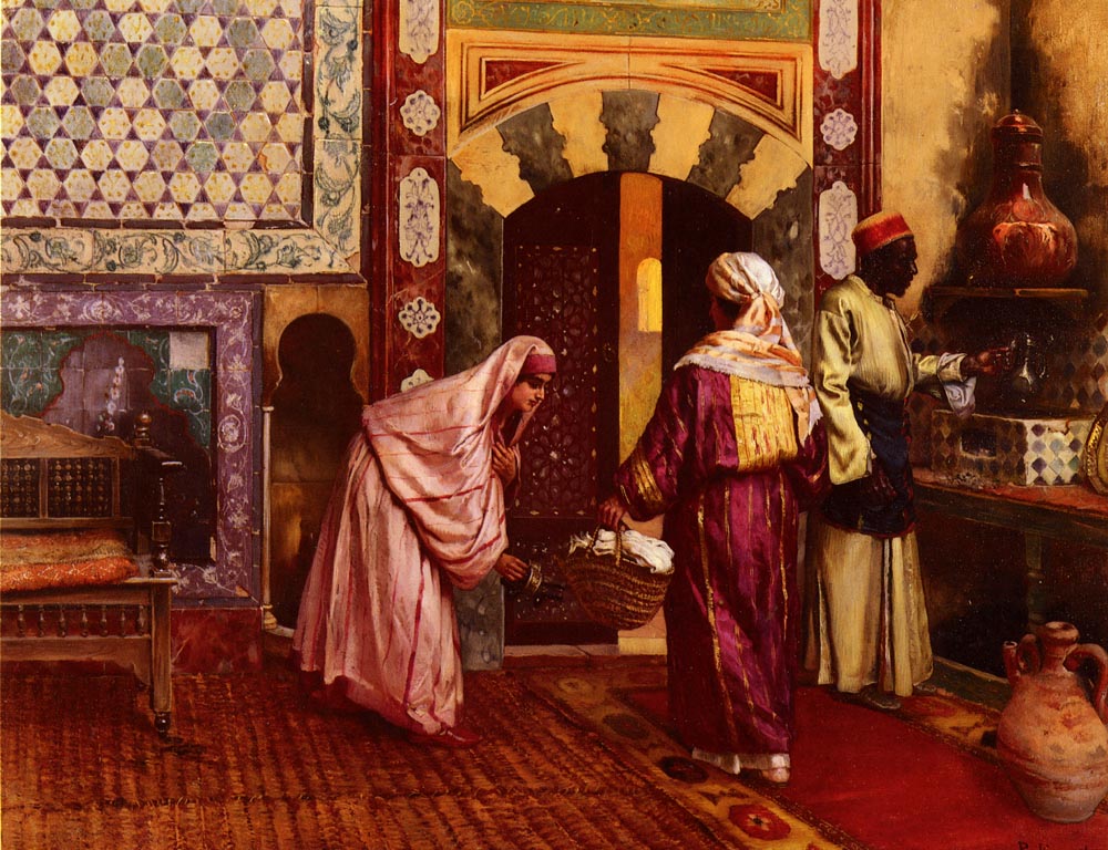 Rudolf Ernst The Hammam 1886 Fine Art Print