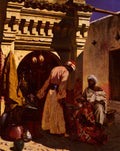 Rudolf Ernst The Rug Merchant 1888 Fine Art Print