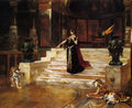 Rudolf Ernst Salome and the Tigers 1887 Fine Art Print