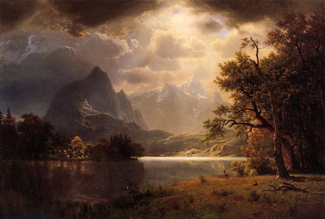 Albert Bierstadt Estes Park, Colorado 1869 Fine Art Print